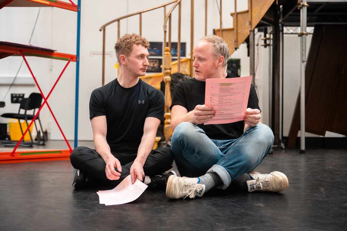National Theatre of Scotland (@ntsonline) on Twitter photo Here's a first look inside the rehearsal room for #MaggieAndMe 🦸🌈
Introducing some of the brilliant characters from Damian Barr’s dramatic past & present
Gary Lamont as Big DB, Sam Angell as Wee DB, <a href="/joannethomson22/">Joanne Thomson</a> as Mary the Canary & <a href="/bethmarshall93/">Beth Marshall</a> as... Maggie Thatcher Here's a first look inside the rehearsal room for #MaggieAndMe 🦸🌈
Introducing some of the brilliant characters from Damian Barr’s dramatic past & present
Gary Lamont as Big DB, Sam Angell as Wee DB, <a href="/joannethomson22/">Joanne Thomson</a> as Mary the Canary & <a href="/bethmarshall93/">Beth Marshall</a> as... Maggie Thatcher