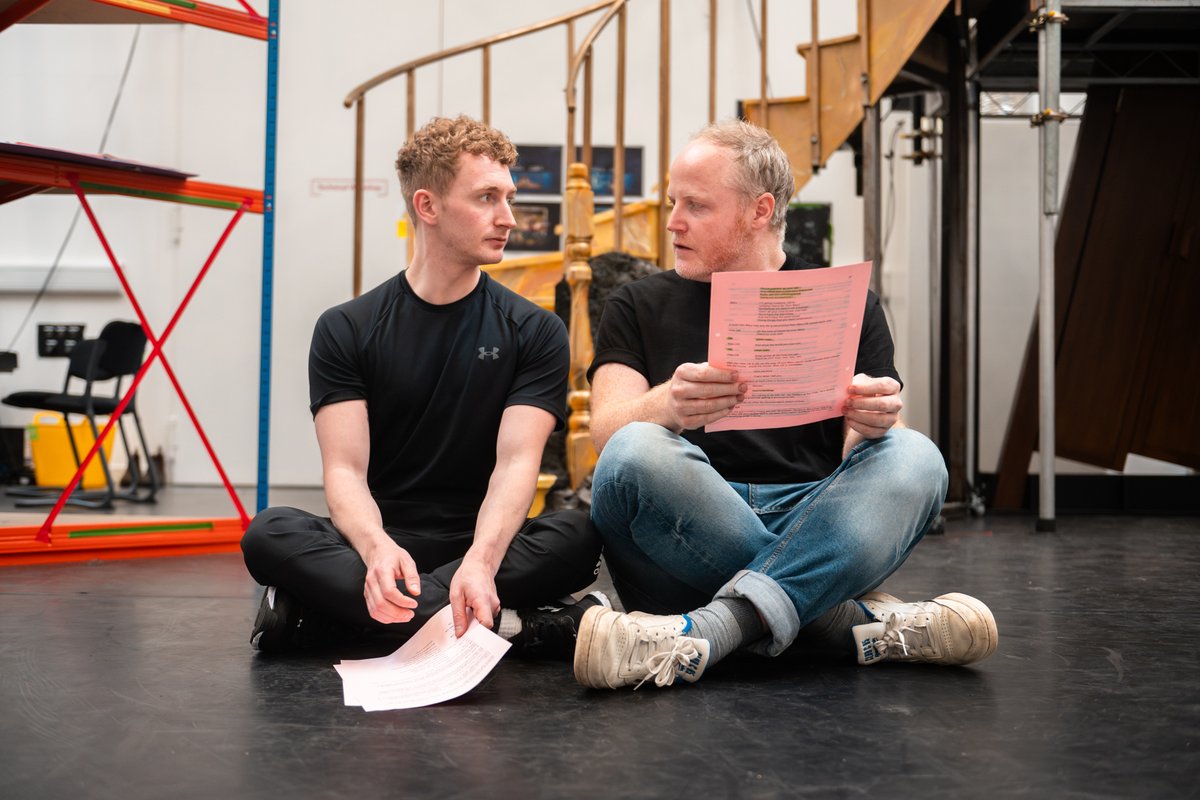 Here's a first look inside the rehearsal room for #MaggieAndMe 🦸🌈 Introducing some of the brilliant characters from Damian Barr’s dramatic past & present Gary Lamont as Big DB, Sam Angell as Wee DB, @joannethomson22 as Mary the Canary & @bethmarshall93 as... Maggie Thatcher