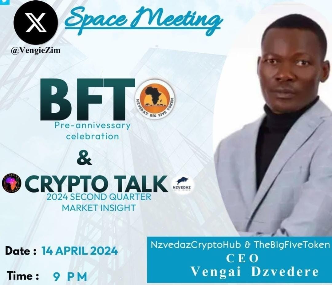 Gire75667549's tweet photo. We have an opportunity to be rich
THE BIG FIVE TOKEN
#BFTTwitterSpace
#Followthemoney
@VengieZim
@five_token https://t.co/DRkJvBJjug