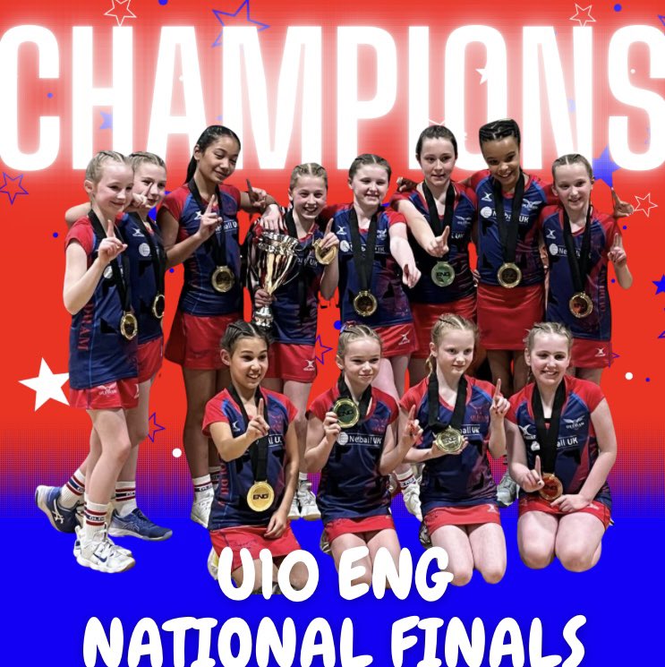 ⭐️Congratulations to our amazing U10’s CHAMPIONS at the @ENGSportsUK1 National Finals 🏆👏🏻👏🏻Girls we are so very proud of you all 🥹❤️💙 #ONCgirls #Winners #WhereItAllBegins #TheseGirlsCan #SmashedIt