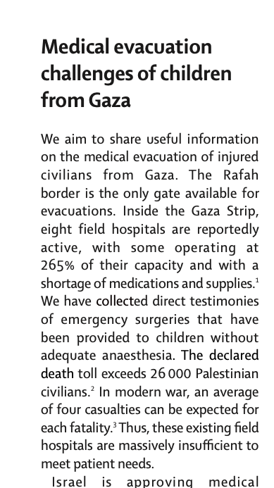 'We have collected direct testimonies of emergency surgeries that have been provided to children without adequate anaesthesia.'