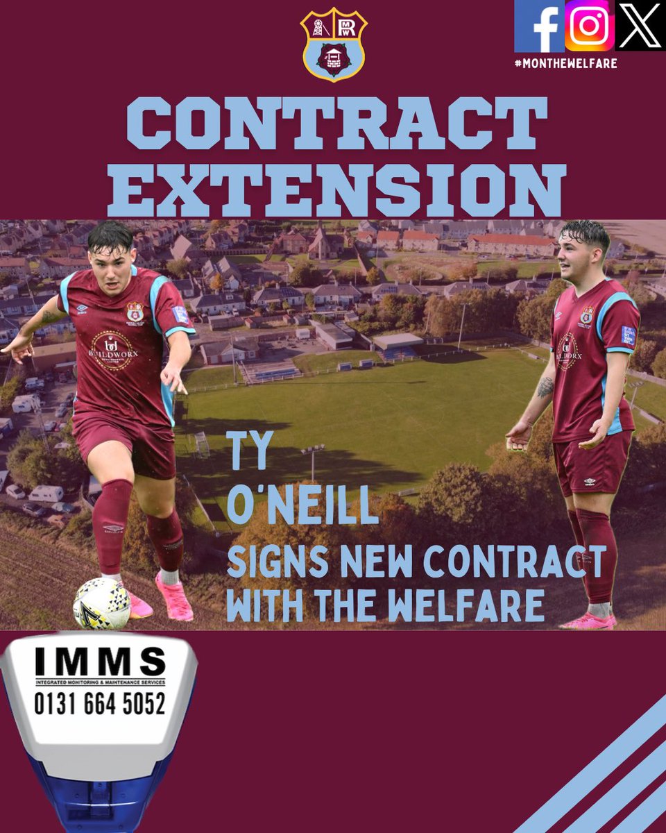 ✍️ || Ty O’Neill signs new contract

The Welfare are delighted to announce that winger Ty O’Neill has signed a new 1 year contract with the club.

Manager Jack Lynch said ⤵️