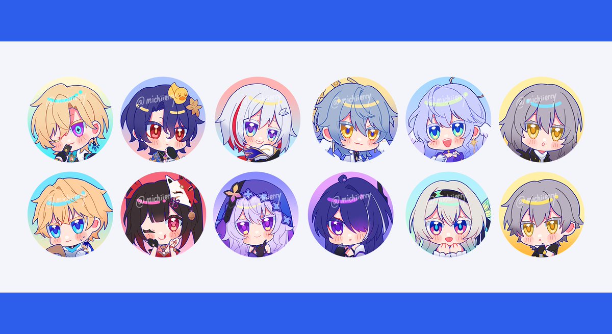 michiierry's tweet photo. [new!] hsr minis for #cf18 ✨ https://t.co/CIOgg5rUs4