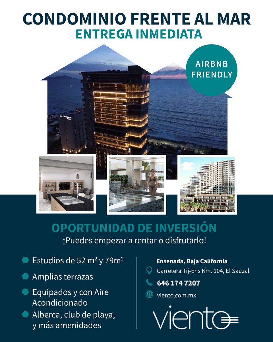 🌊🍇 Investment Opportunity in Ensenada - Mexico's Wine Capital 🍇🌊

Have you ever dreamed of owning a slice of paradise where the soothing sounds of the ocean meet the richness of Mexico's renowned wine country? Now's your chance!

#MexicoWineCapital #InvestmentOpportunity