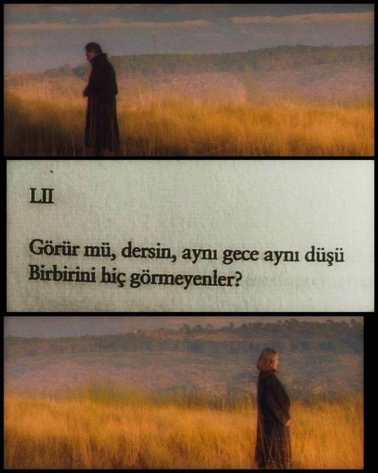 'Görür mü, dersin, aynı gece aynı düşü Birbirini hiç görmeyenler?'