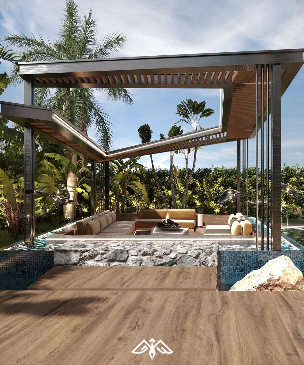 CFC
'This stunning design features a serene poolside view, inviting furniture, and lush greenery that create the perfect oasis. Dive into relaxation! 💦 #GAFDesignStudio #LuxuryLiving #TranquilSpaces #Render'
#GAF #BeaGAFFER #AhmedGabr #DesignTrends #LandscapeDesign #GardenDesign