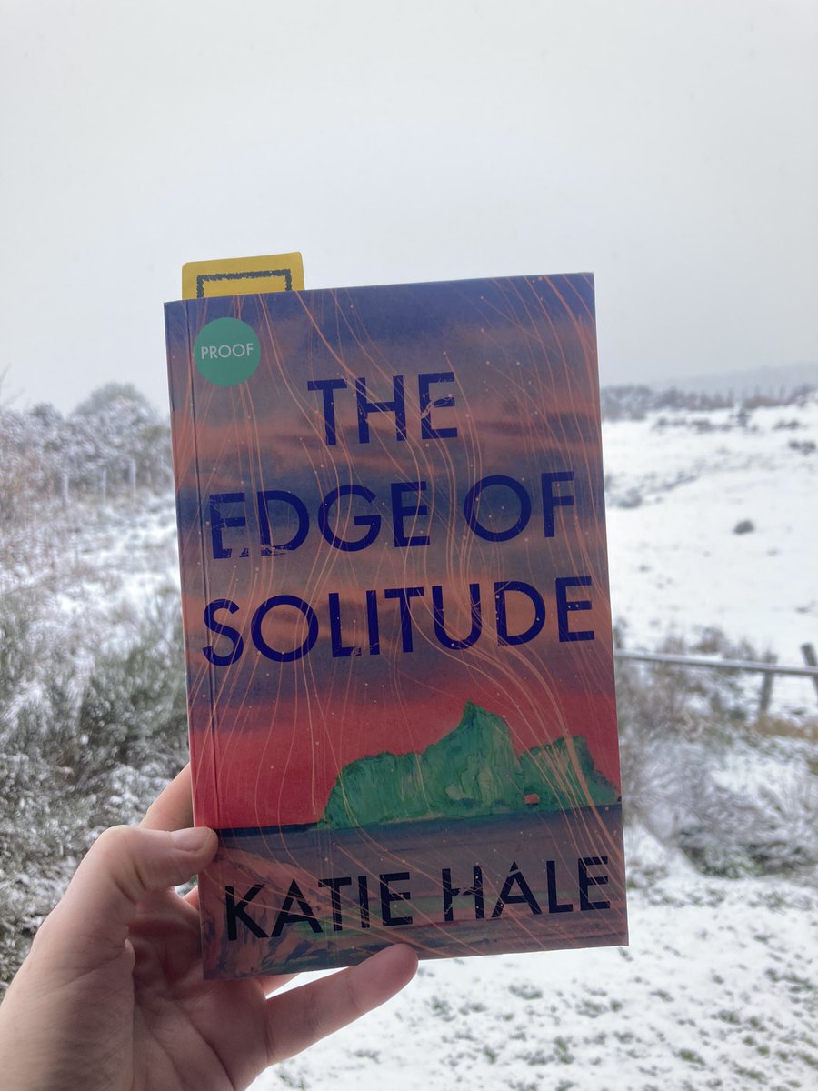 Everyone is going to be talking about @halekatie’s next novel The Edge of Solitude! It’s set in a worryingly plausible future where the possibility of reversing climate collapse is reliant on the whims of billionaires … 1/3