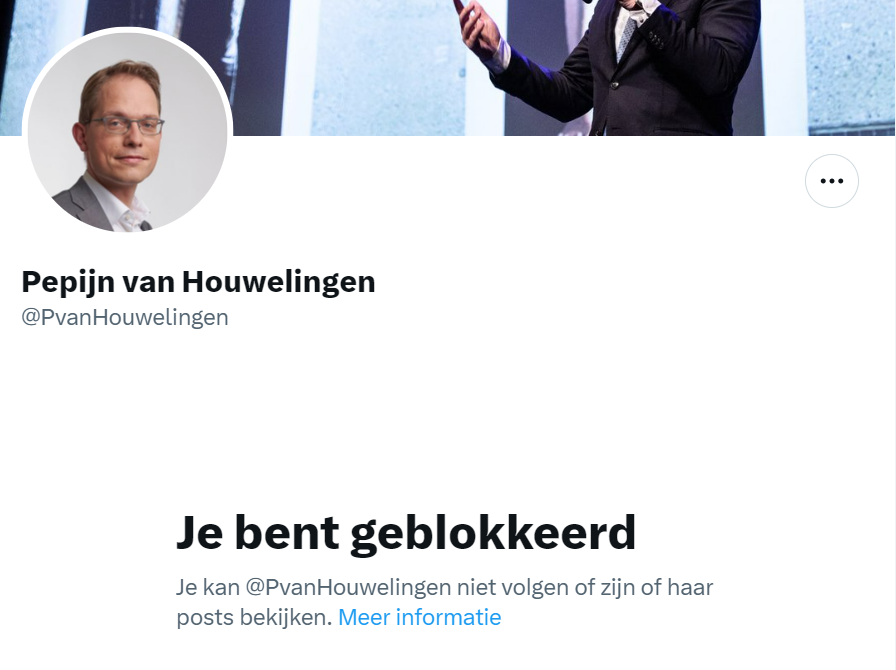 Ik vroeg @pvanhouwelingen om een interview. Reactie: gauw wegvluchten. Niets zo eng als serieuze vragen immers. 🥳