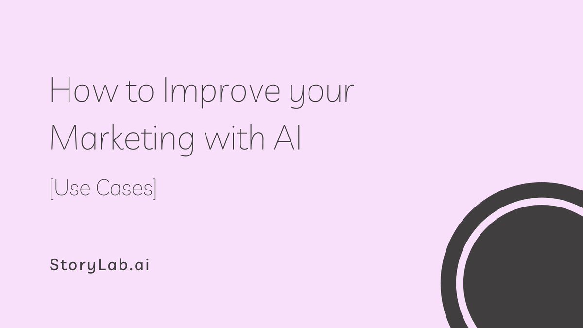 How to Improve your Marketing with #AI.

AI Marketing Copy Generator Use Cases.

#ContentCreation #ContentMarketing #GPT3 buff.ly/3MNhnQp