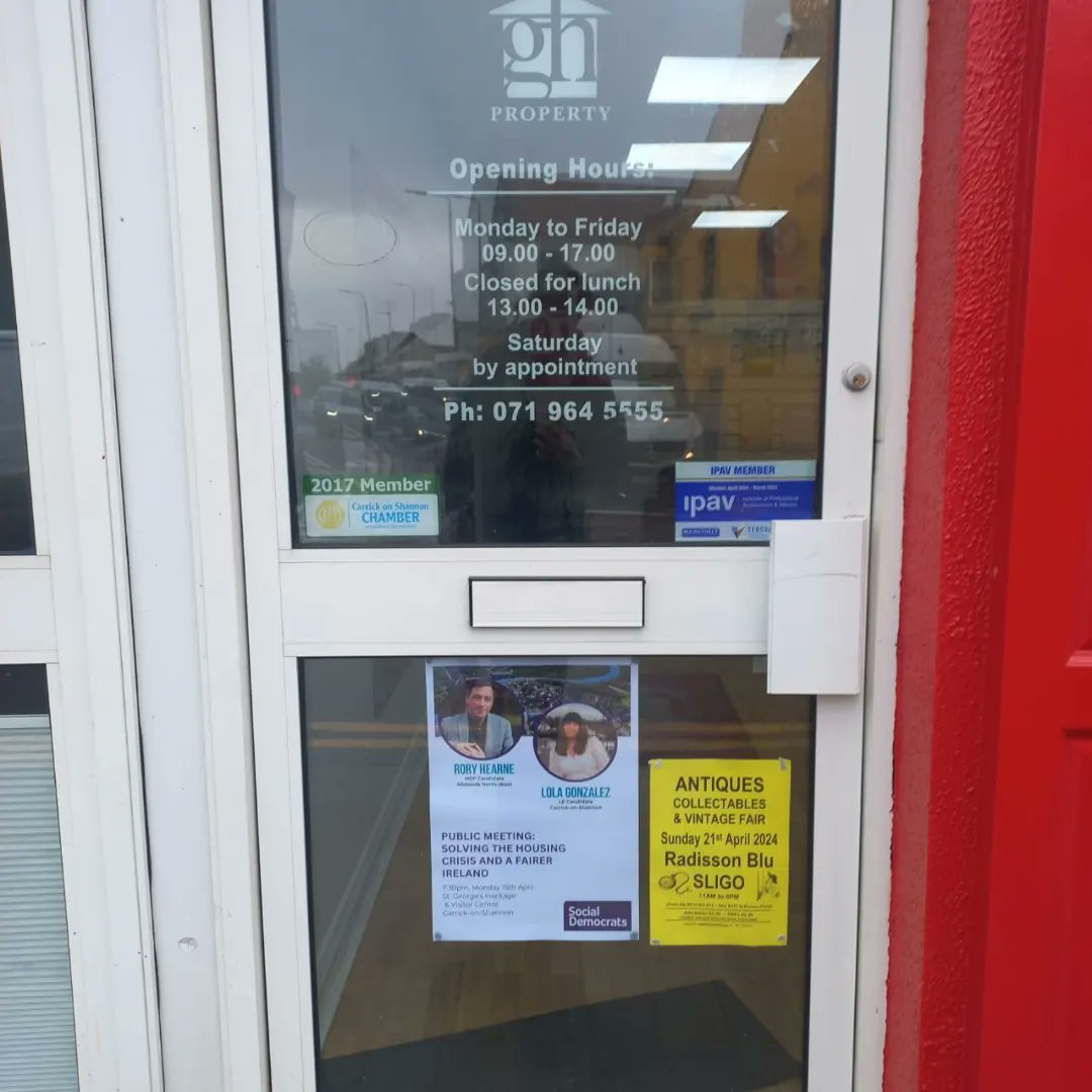 Thank you to businesses displaying the flyer for our event🙌This is an important conversation to have with an expert who has years of insight into housing. Please join us and let's find viable solutions now 🤗Looking forward to welcoming you tomorrow night 🏠 @SocDems