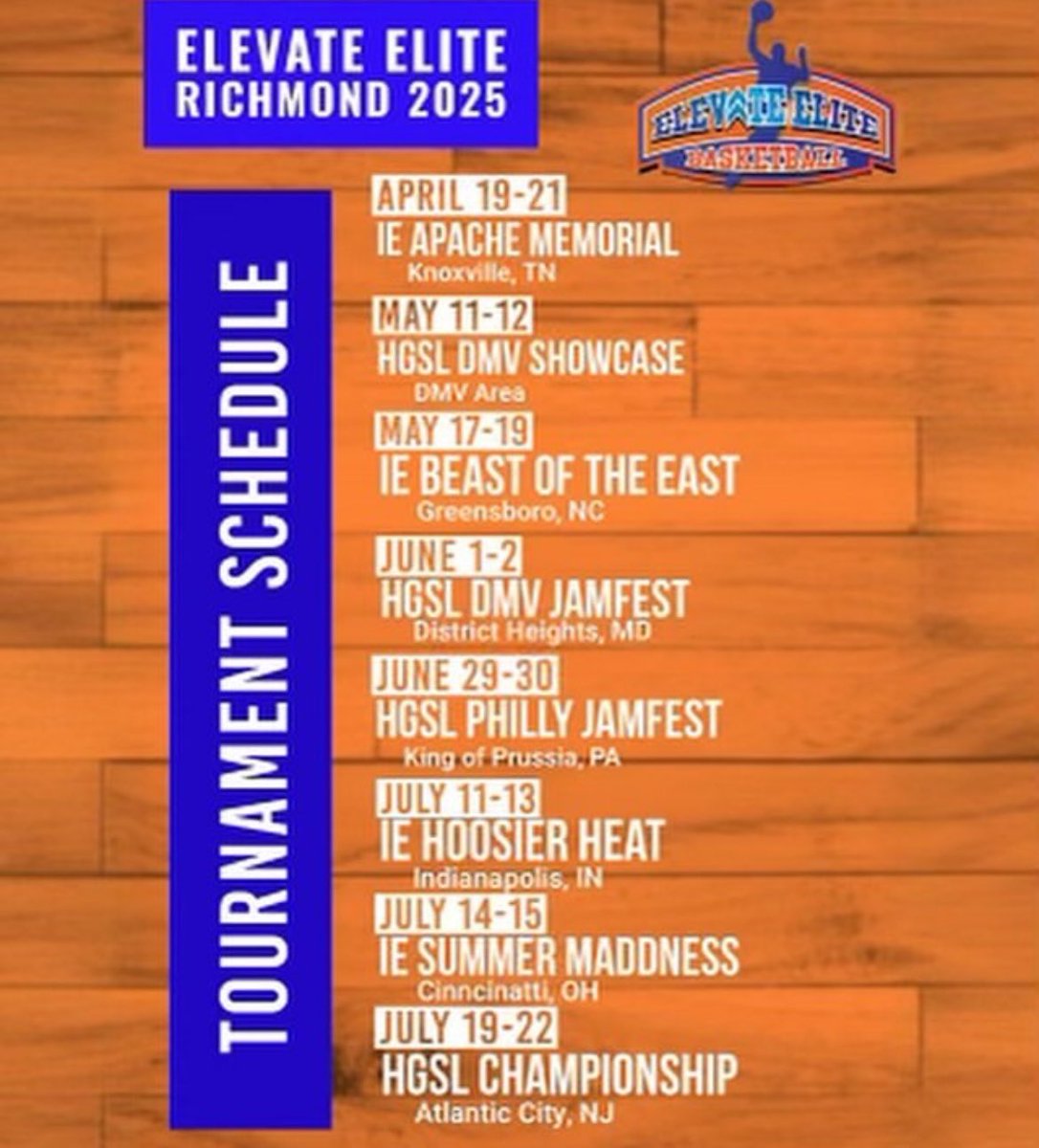 one last ride , here is my aau schedule for this year. let’s goooo