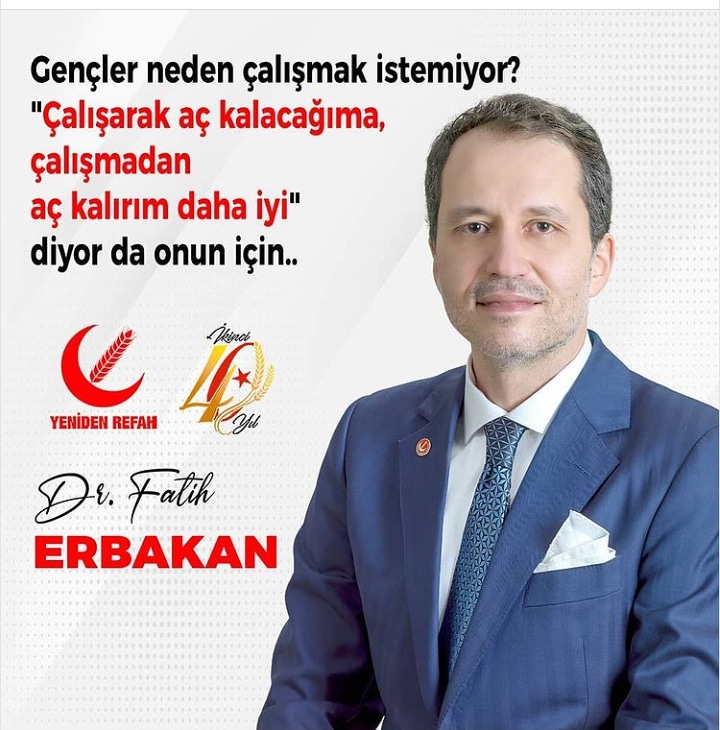 Dr. Fatih Erbakan: 'Siz eğer iktidara yakın biri değilseniz 3 tane diplomanız, 2 tane yüksek lisansınız olsun, 2-3 tane dil bilin hiç bir para etmiyor ama iktidara yakınsanız diplomanız olmasa bile iş çok hatta 1 ayda 3-4 tane maaş var.' @ErbakanFatih @rprefahpartisi