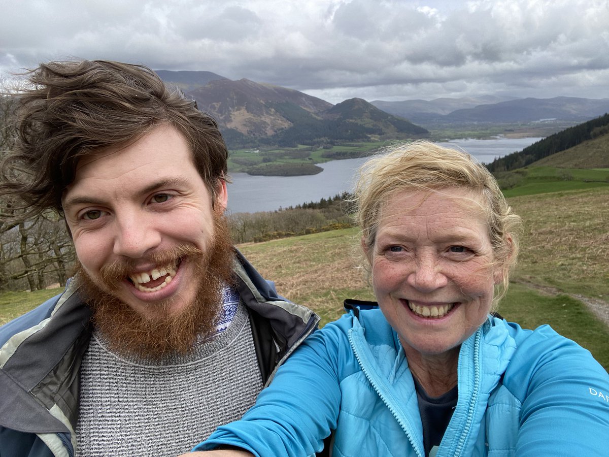 32 #NHS1000miles this week, 551 miles to date. Hoping for some better weather soon as it’s been a bit dreich, but nice to see some sun today for a short but leg/lung busting fell walk with my son.