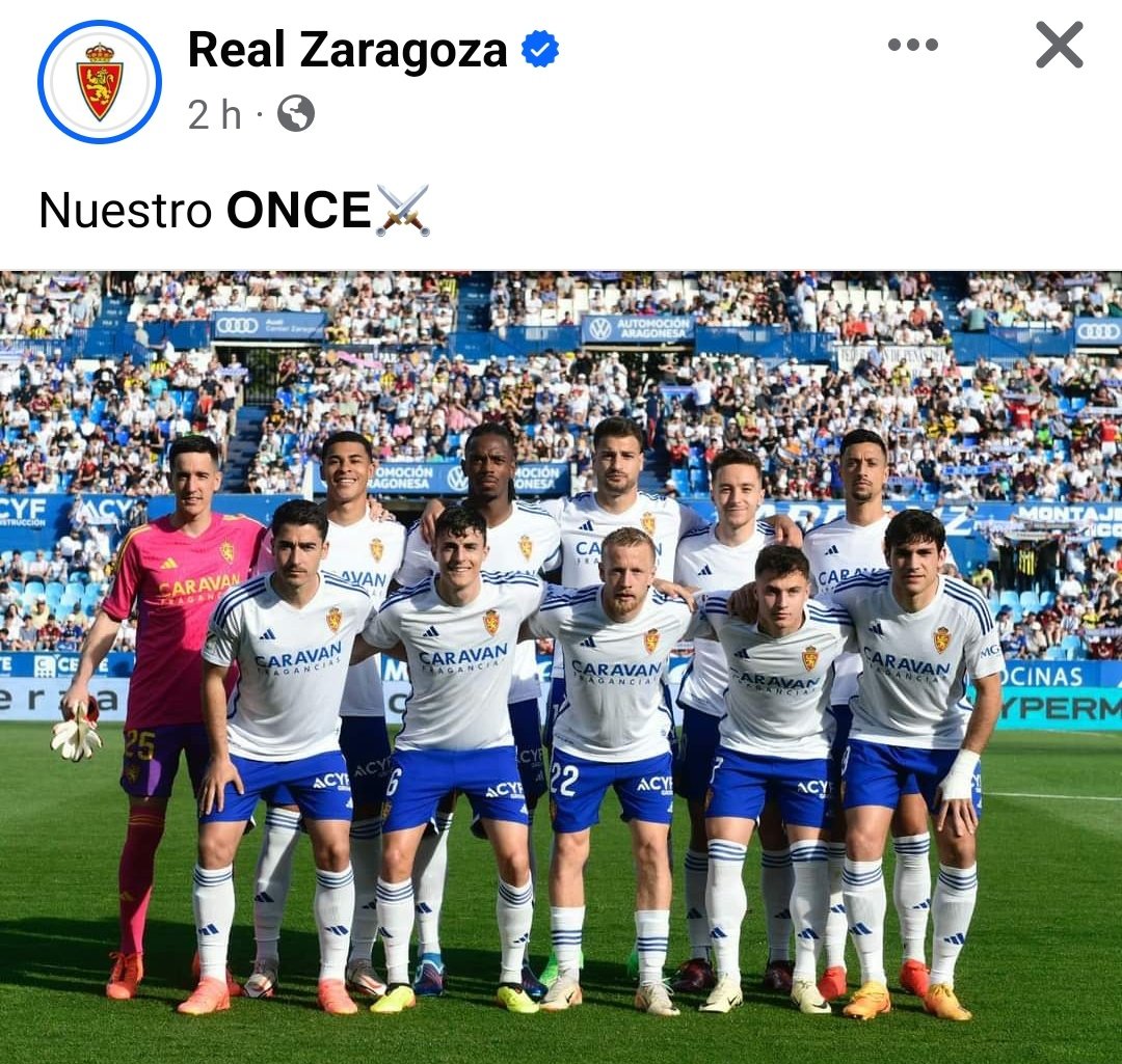 Vuestras once hostias que os voy a dar #RealZaragoza #RealZaragozaElche