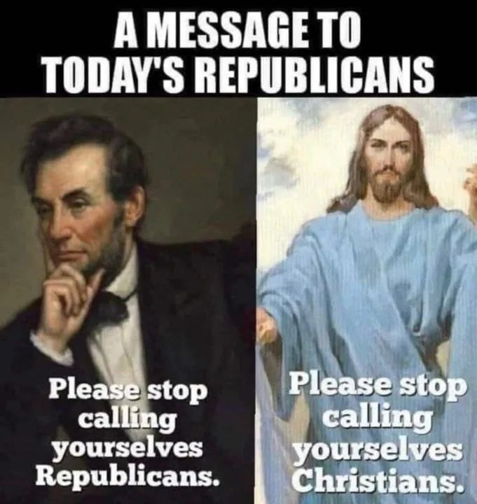 Signed: Abraham Lincoln and Jesus Christ. THE END!