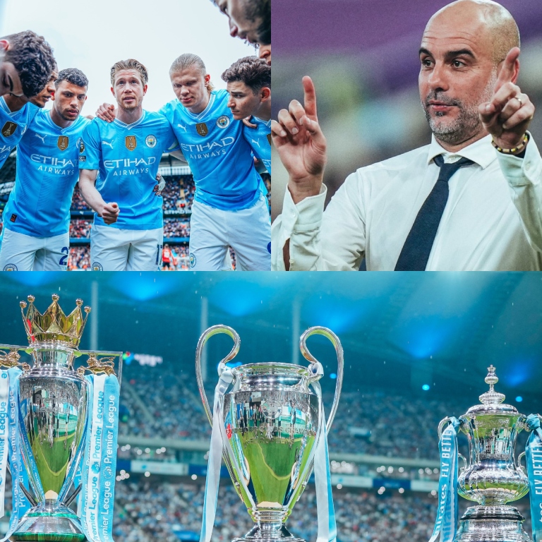 ➤ Son líderes de la Premier League. ➤ Están en semifinales de la FA Cup. ➤ Se juegan el pase a semifinales de la UEFA Champions League ante el Real Madrid. Sí, están leyendo bien: Manchester City todavía tiene opciones de convertirse en el primer equipo que consigue ¡¡DOS…