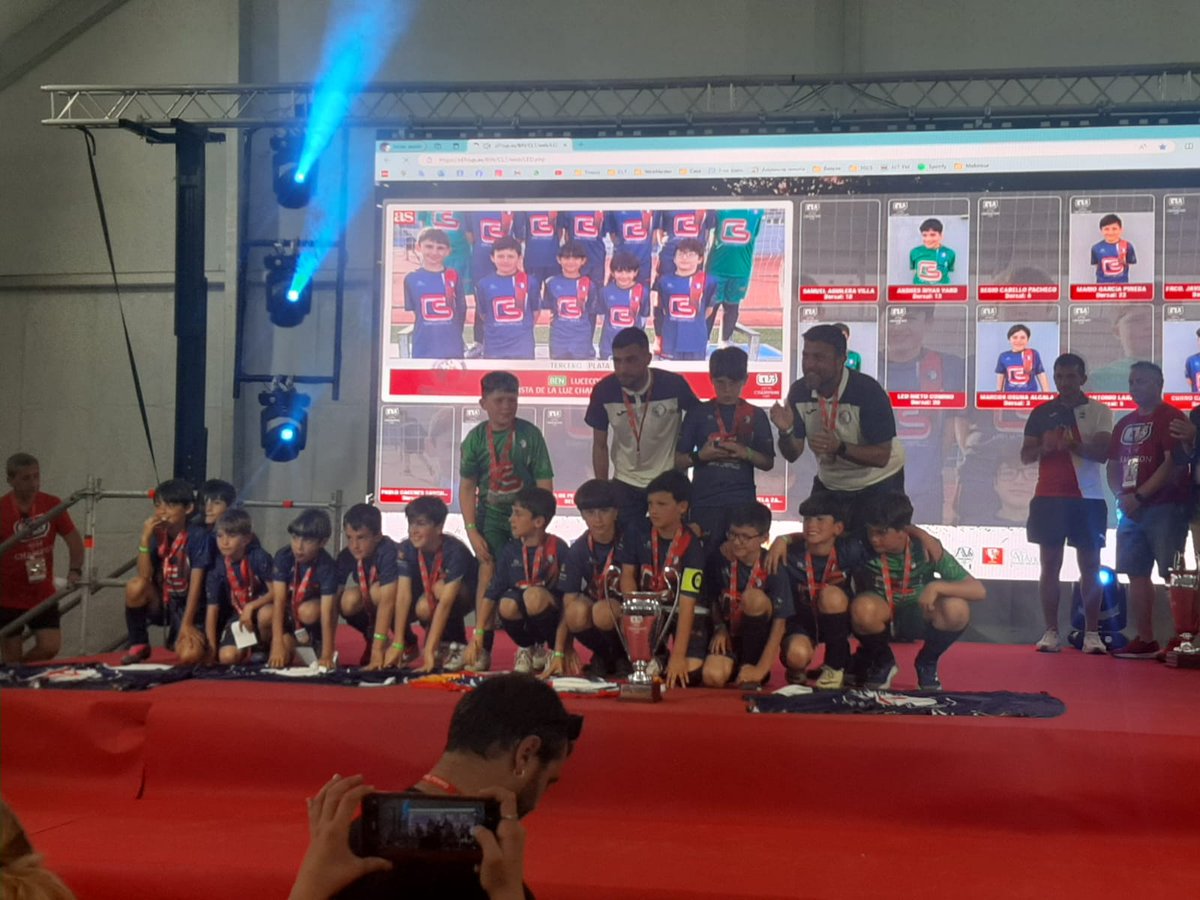 LucecorC's tweet photo. BENJAMIN A
Tercer Clasificado en el Torneo Internacional Costa De La Luz Champion Cup en Punta Umbria (Huelva).
Un fin de semana súper especial que los jugadores y sus familias jamás se les olvidará!!
Enhorabuena jugadores, cuerpo tecnico y padres !!!
#GoLucecor https://t.co/0HqFWSW1sI