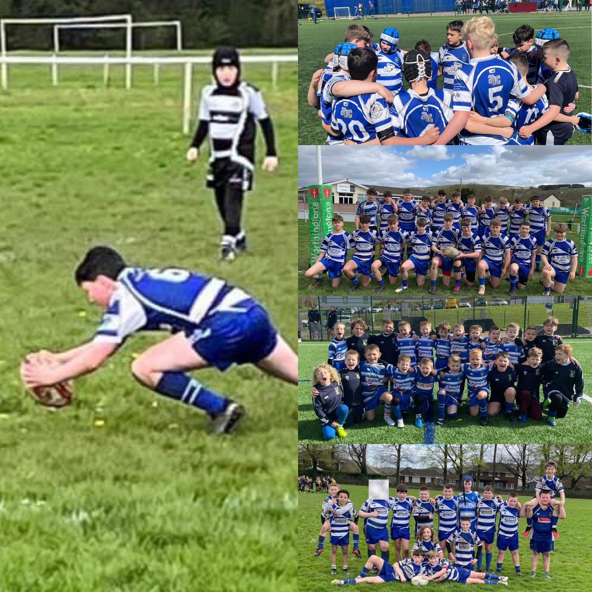 Our other mini and junior sections from today. Our age grades are thriving and always open to giving children opportunities to learn the game. If you want your child to be part of a thriving club then please drop us a message. All Rugby is free of charge. Be Blue 🔵