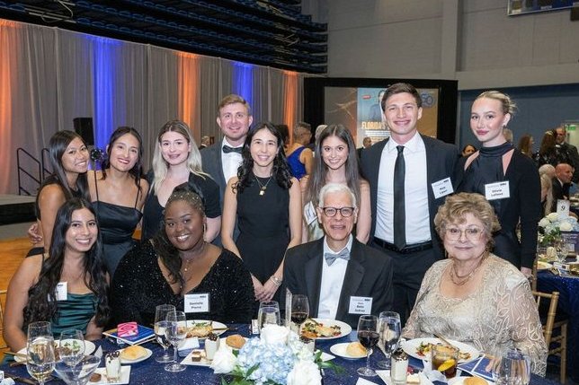 A very special part of last night's 50th Anniversary Gala were the @NSULawCollege students who sat at Dean Juárez's table.