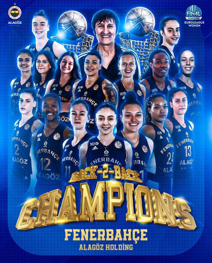 Üst üste ikinci kez Euroleague şampiyonu olan Fenerbahçe Kadın Basketbol Spor Kulübü’nü yürekten tebrik ediyorum. Başarıları ile bizleri gururlandıran kadınlara minnettarız. 🏆 🇹🇷 #EuroLeagueWoman