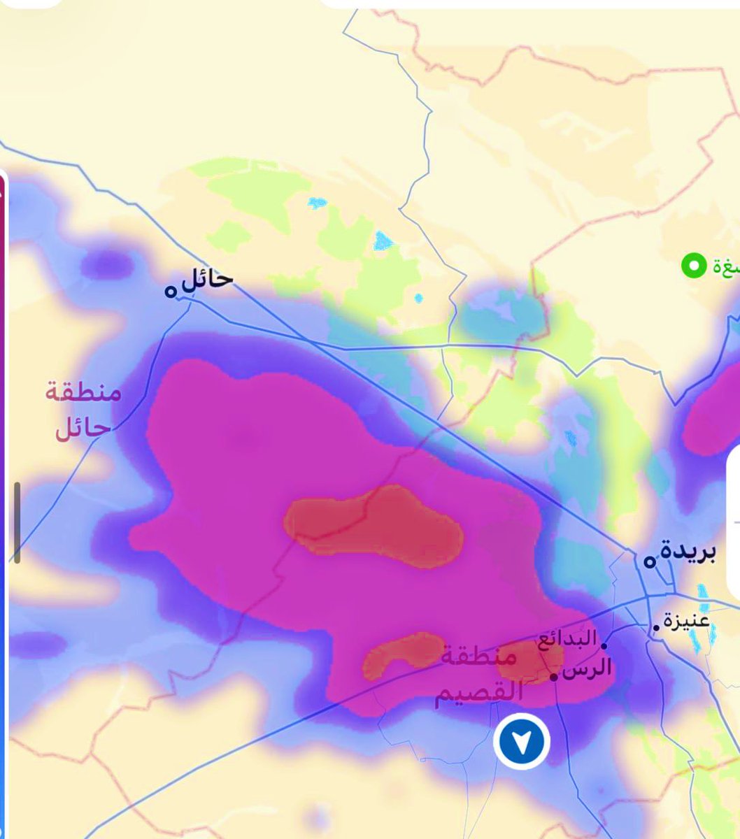 #القصيم غدا ان شاء الله مساء