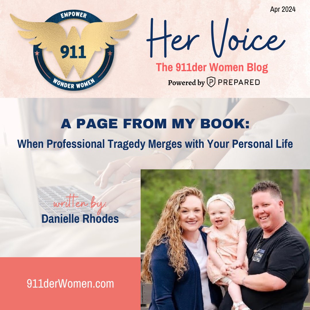 This week's Her Voice Blog features Danielle Rhodes, Director of a 911 center and Emergency Management Director.  Danielle shares about a call that forced her to confront the impact of her job as a first responder in a new way.

#911derWomen #TraumaAwareness #MentalHealthMatters