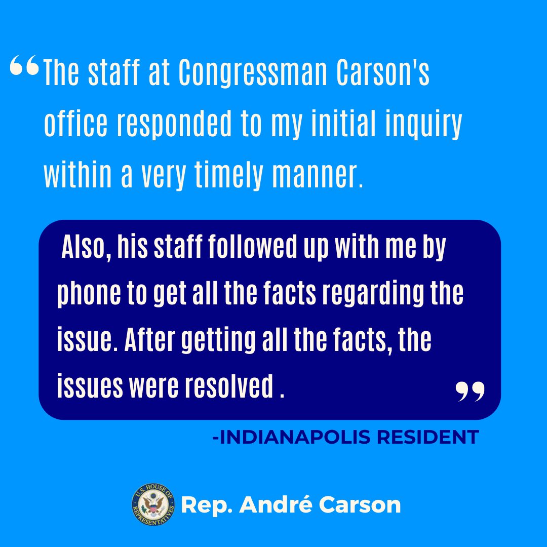 In 2023, my office responded to over 75 million messages and brought $1.5 million back to Indianapolis families. And we may be able to help you, too! Contact my office at (317) 283-6516 for help navigating federal agencies, small business support, and more.