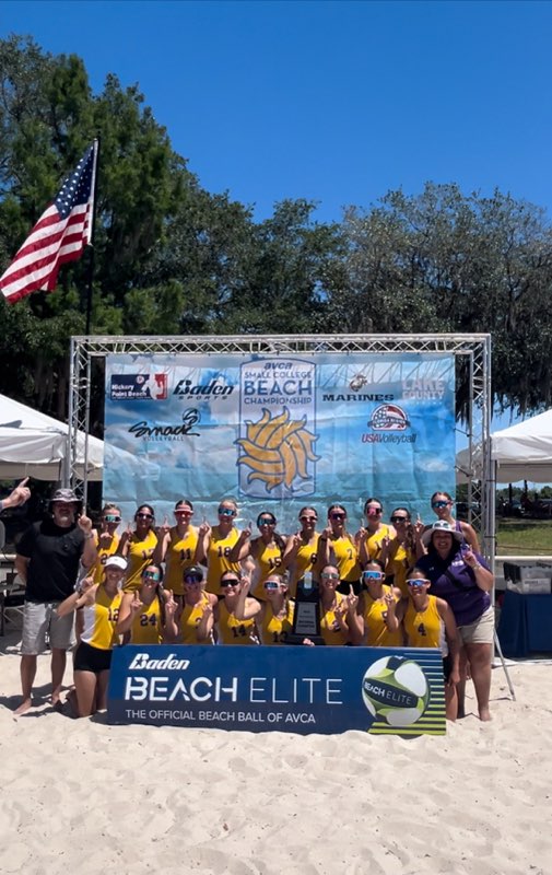 Wow...Congrats Saige!! 😃 UMHB ACVA BEACH VOLLEYBALL NATIONAL CHAMPIONS- DIVISION 3 💜🥰😘😇🙏⚓️💪🏐🏝️🎉🎊💖🏆Hard work pays off #LegacyProud #ProudCoach @_ECAthletics @LMSKnights @_ECVolleyball