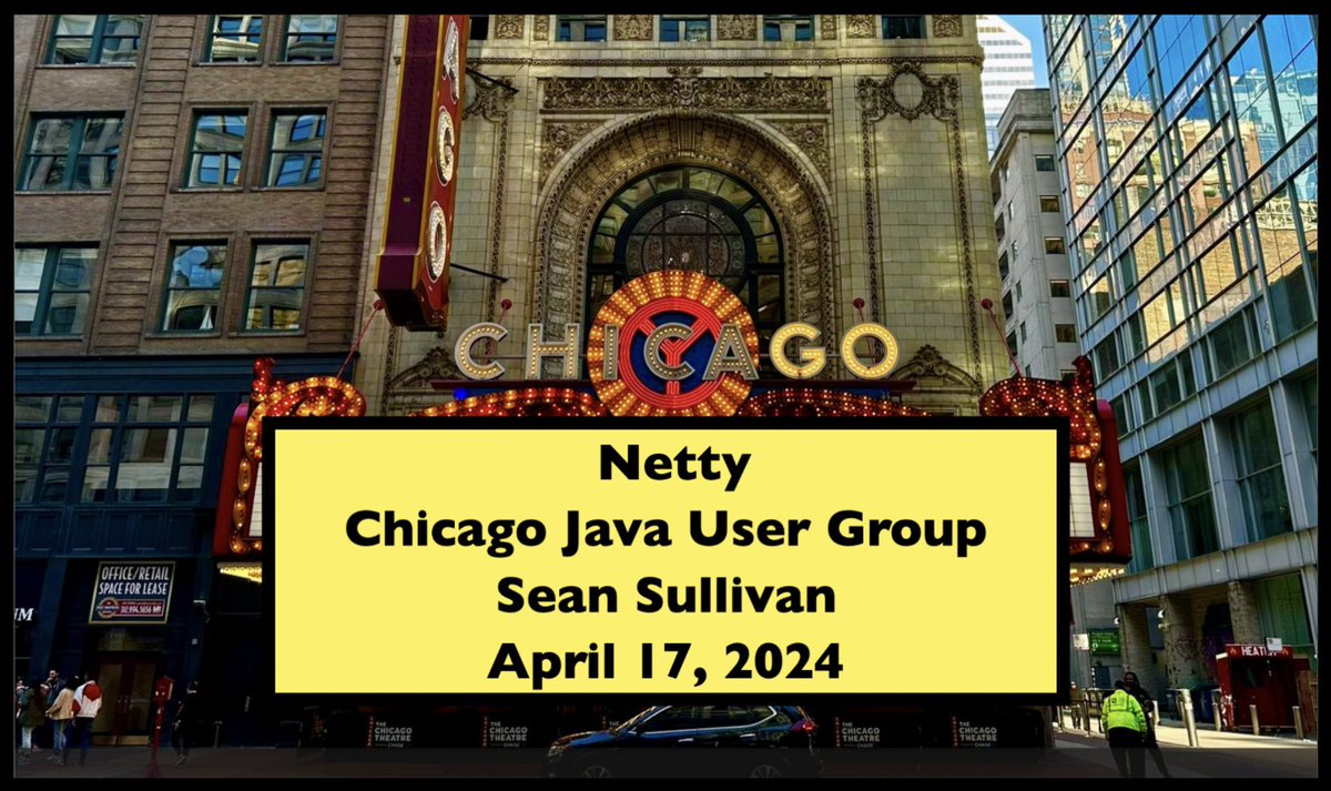 I am giving a presentation about #Netty at the Chicago Java User Group on April 17, 2024 RSVP on meetup: meetup.com/chicagojug/eve…