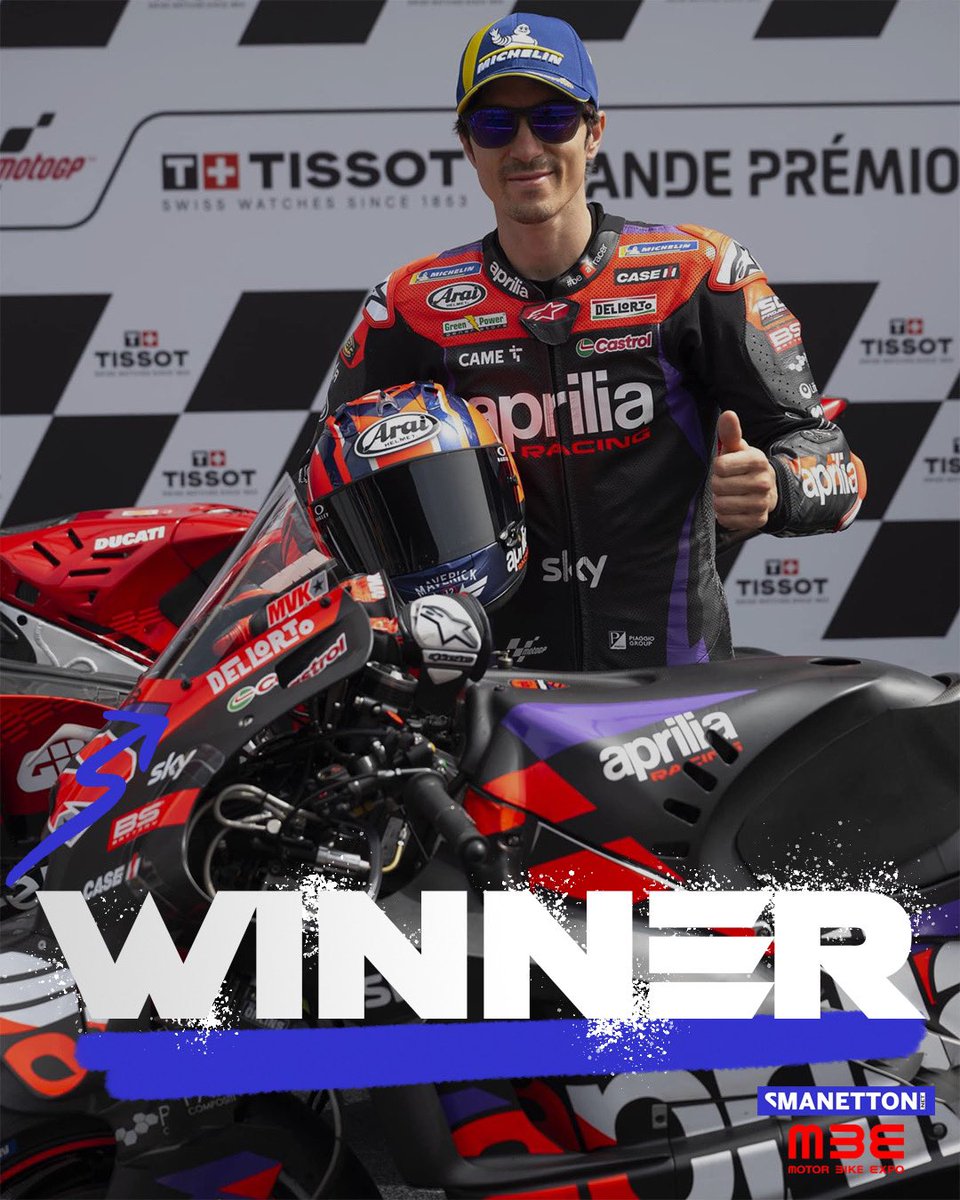 SmanettoniNet's tweet photo. 🥇Stratosferico Vinales‼️
🥈Acosta che talento 😍
🥉Primo podio per Bastianini
 #AmericasGP #MotoGP #SkyMotoGP https://t.co/XEWpo2DsZt