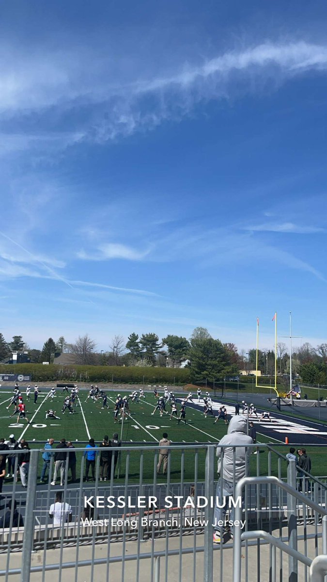 Great time at @MUHawksFB today! Thank you @CoachDennisLong for inviting me and Thank you @CoachBGabriel for educating me on Monmouth football and the Offense! #FlyHawks