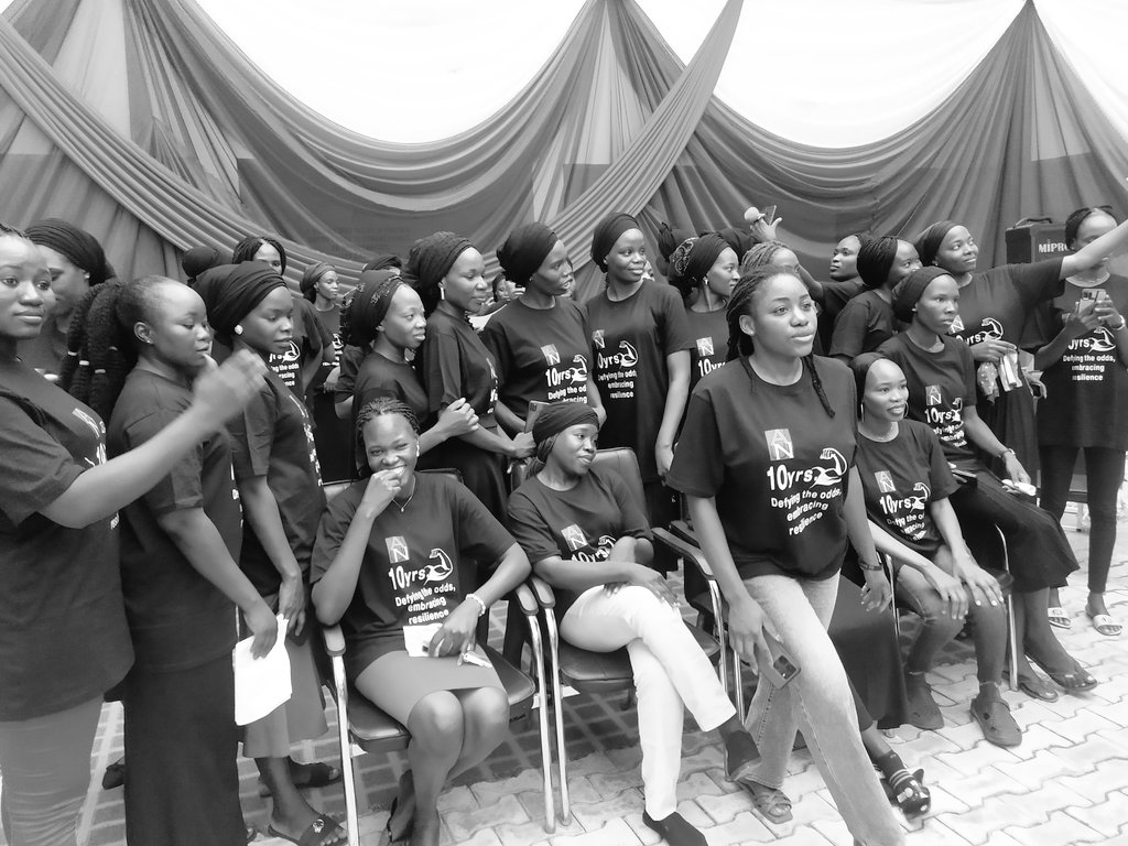 The world is celebrating "10 Years of defying odds and embracing resilience of Chibok girls who escaped Boko Haram captivity in 2014." 
<a href="/AUNigeria/">AUN</a> <a href="/atiku/">Atiku Abubakar</a>
