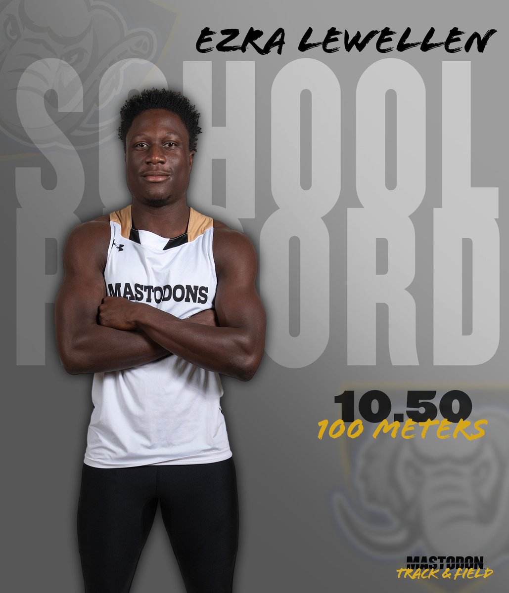 Ezra Lewellen lowers the 100 meters school record to 10.50!

#FeelTheRumble #HLTF