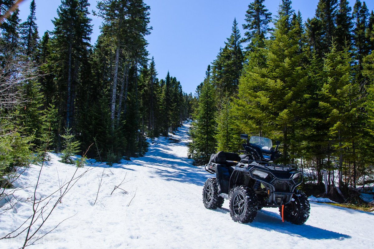 Should have been on #snowmobile but it was not. Spring has sprung #ATV #Outdoors #Polaris @PolarisORV #LongRangeOutdoors #SteadyBrook #Newfoundland what a day out there.