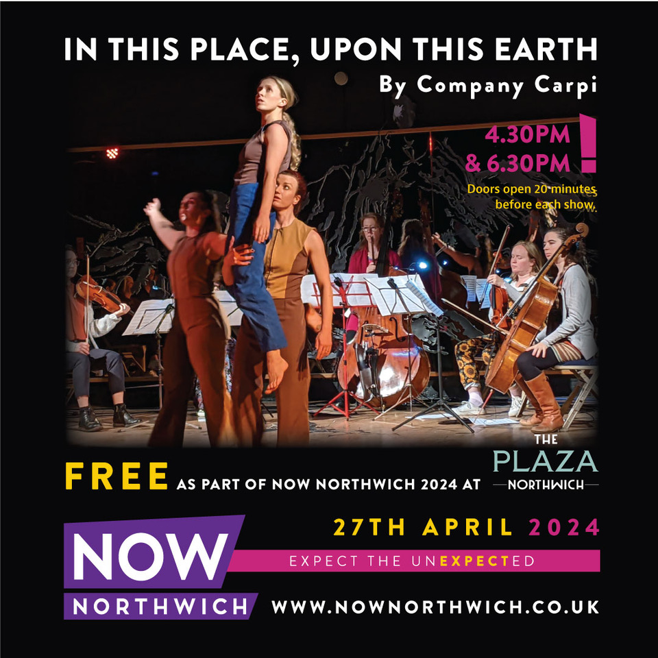 Specially created for #NN2024, “In This Place, Upon This Earth by @CompanyCarpi & #NorthwichCommunity, bringing together cast of professional and community performers to tell the stories of the town in a spectacular performance featuring live dance, opera and live music . 💃🎼🎤