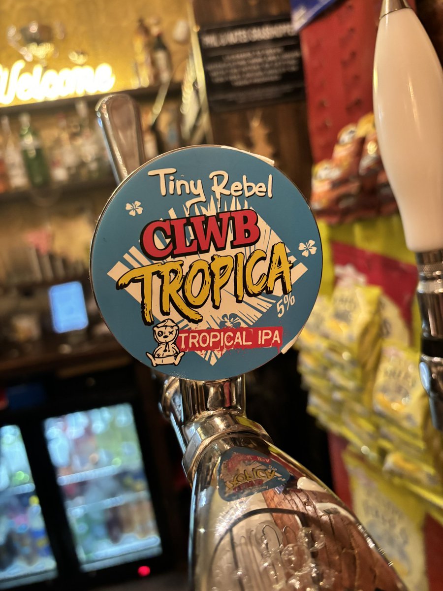 We’ve been excited about this one for a while, and it’s now on the bar (and it’s lovely…) @tinyrebelbrewco