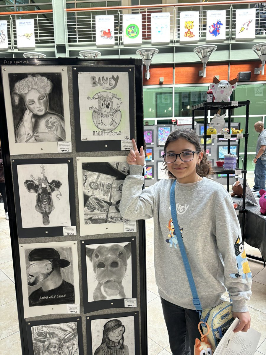 fredlynnART's tweet photo. Another great All County Art Show in the books! #flhornets https://t.co/FUUneOoSaG