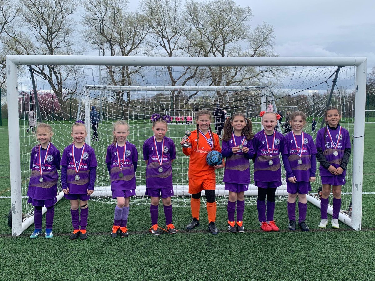 Brilliant performance from our Twirls 🇦🇷 u8 today at the Northwest Girls tournament, reaching top cup final ,unfortunately just missed out to warner gazelles,who are top team 👏 Brilliant from the the mighty Twirls 💜 @The_AmeliaMae #wedomore #girlsfootball #development #fun
