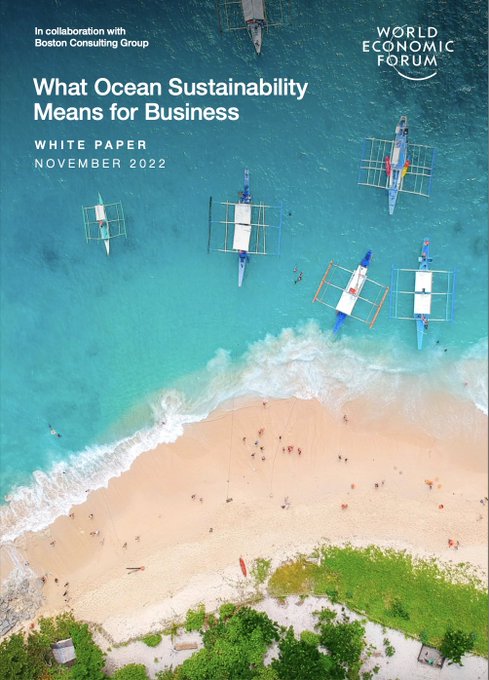 The global economy heavily relies on the #ocean, with around 90% of goods being transported by sea globally. 

@FriendsofOcean and @bcg’s latest white paper highlights how business leaders and policymakers can accelerate a sus ..
rt @wef