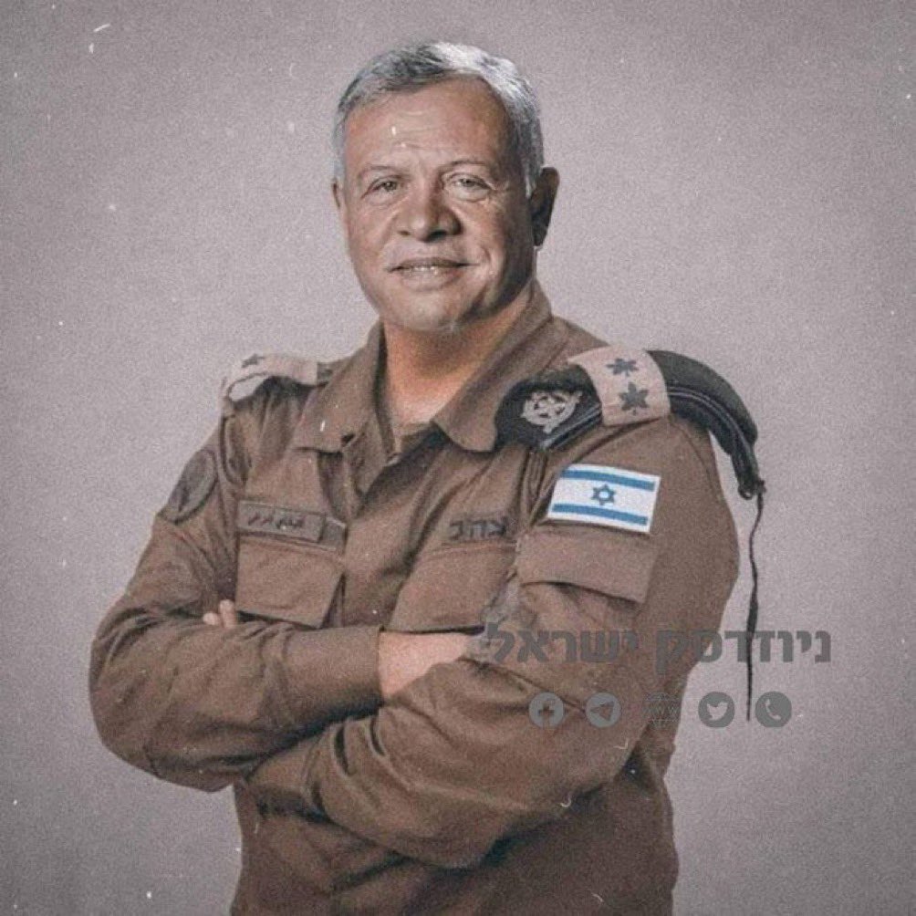 🚨🇯🇴🇮🇱 The new KING OF ISRAEL!