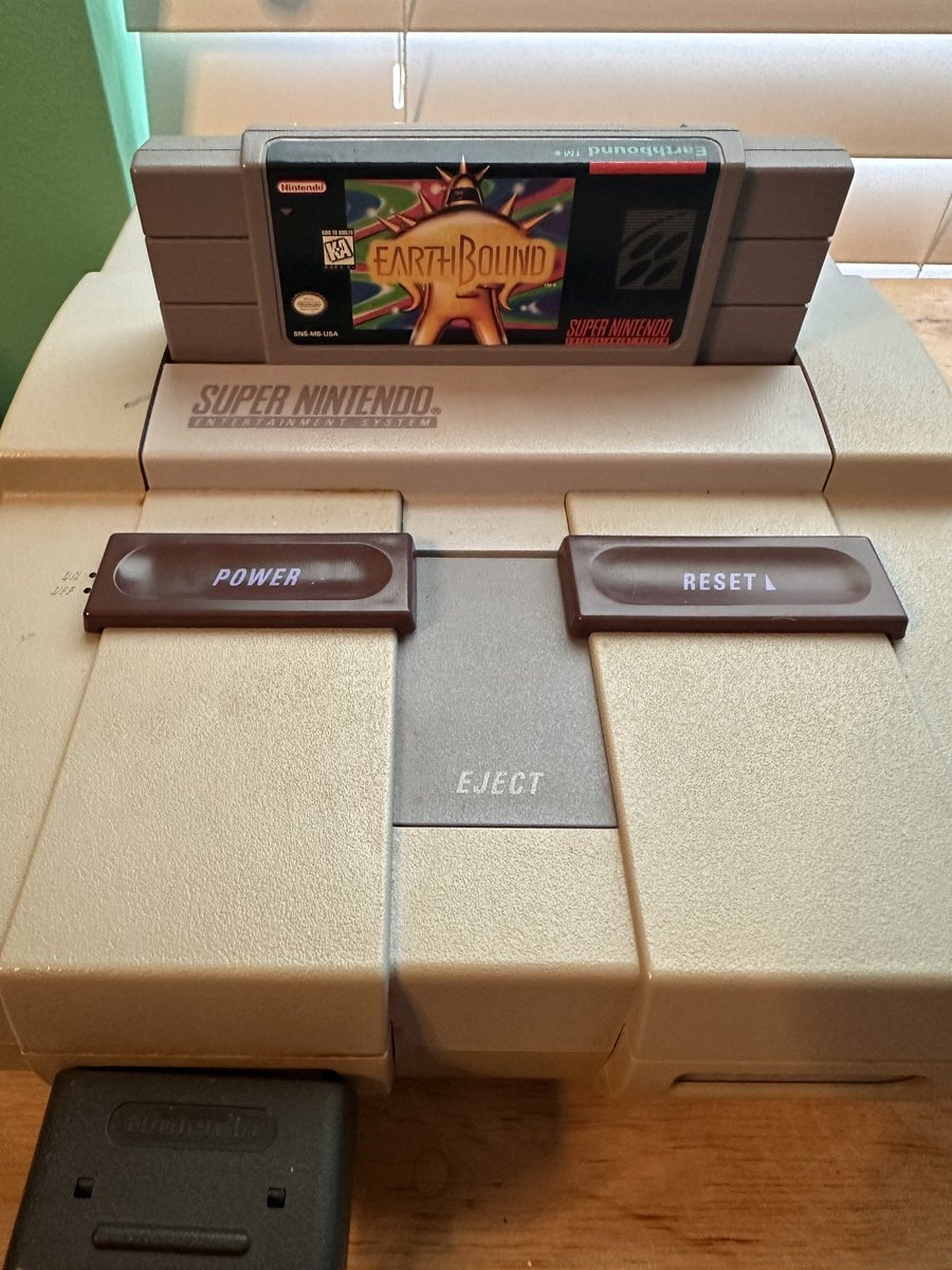 It’s been a minute since I’ve truly looked forward to playing a game. I just started my second play through of Earthbound the other day and am excited to stream it later today. This is my absolute favorite RPG! 
#twitch #streamers #retro #SNES #consolegaming #Nintendo