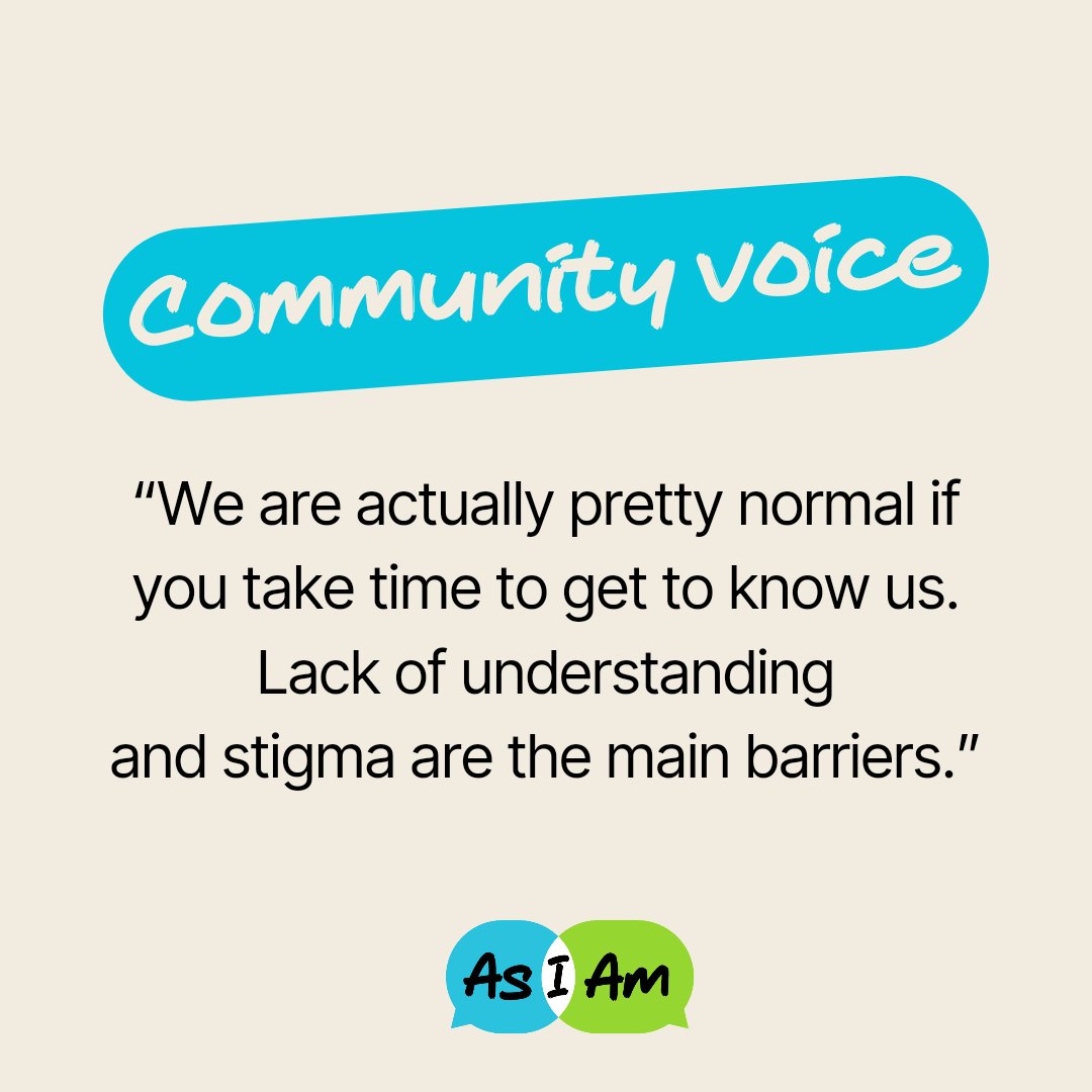 Day 14 of WAM. Our Same Chance Report found that 90% do not believe that the Irish public understands enough about Autism. One community member said “We are actually pretty normal if you take time to get to know us. Lack of understanding and stigma are the main barriers.”