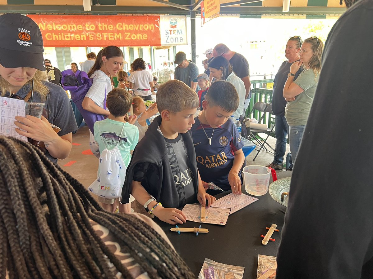 We’re at the @FQFestNOLA today in the @Chevron STEM Zone! Come visit us at the Natchez Wharf until 5pm! 🎶🎷🎺🔊

#STEMforAll #YouBelonginSTEM #fqf