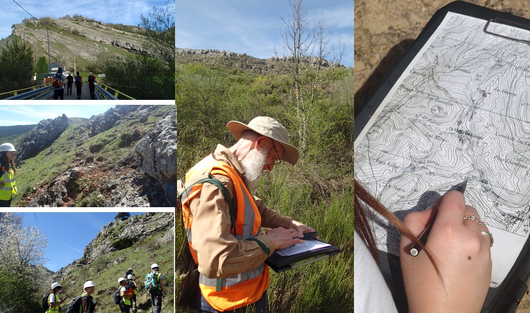 Y2 geoscience students from the School of Earth and Environmental Sciences @cardiffuni continued the 2nd part of the fieldwork with training in independent geological mapping around La Velilla de Valdore. Activity led by Dr Buchs with the support of Prof. Blenkinsop & Maier & me