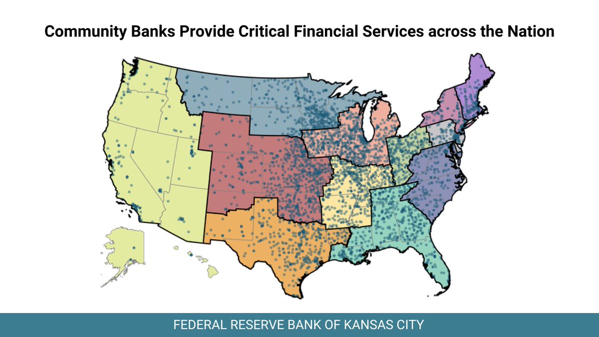 🆕 New analysis: #CommunityBanks Provide Critical Financial Services across the Nation Read it here: bit.ly/3UcH834 #Banks #Finance