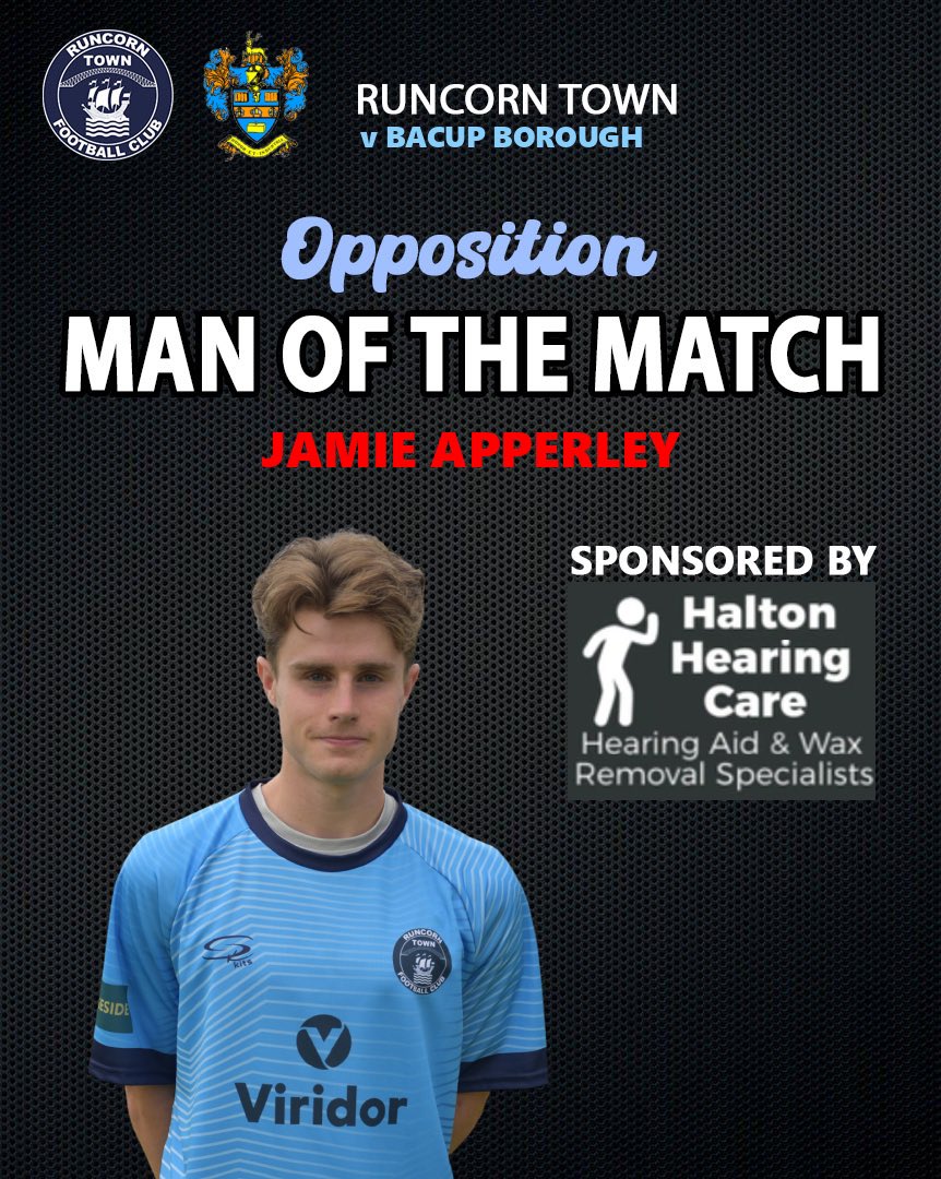 🏆 Opposition voted man of the match Fridays man of the match voted by our opponent Bacup Borough went to Jamie Apperley Jamie put in a fantastic shift during yesterday’s win, he was a constant threat and took his goal well.