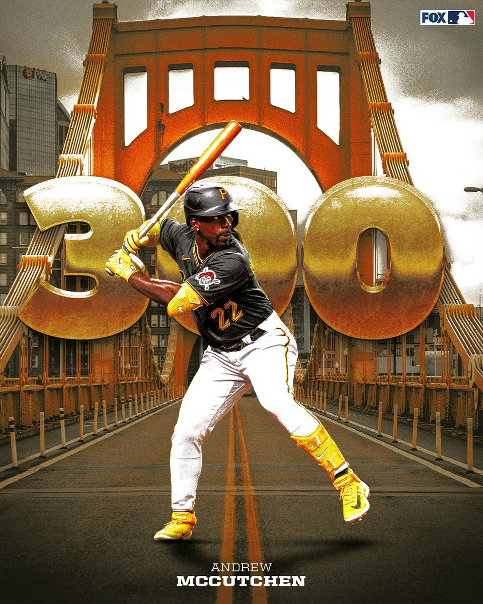 300 CAREER HOME RUNS FOR ANDREW MCCUTCHEN 🏴‍☠️