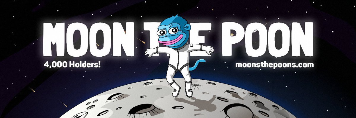 moonthepoons's tweet photo. $POON has just surpassed 4,000 holders! 

To celebrate, we're airdrop 6,000,000 $POON towards the Poon community.

Eligible users can claim their airdrop starting right now.

1/2 🐵🛡 https://t.co/JT1OroXGhD