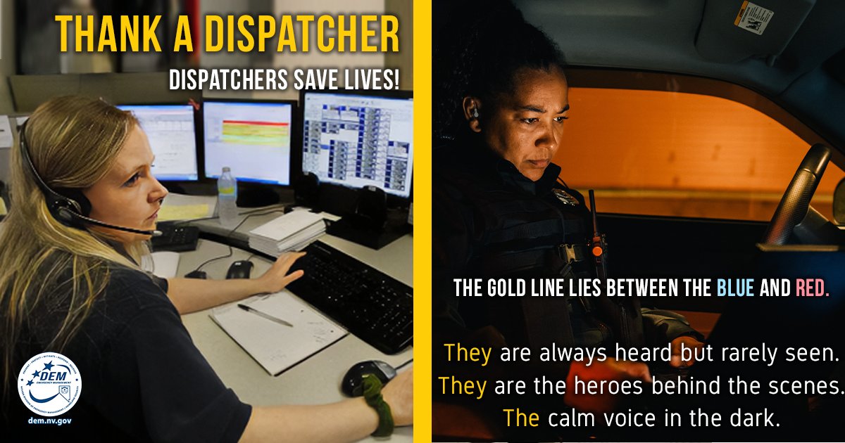 This week is National Public Safety Telecommunications Week - a time to recognize the unseen heroes who answer our 911 calls and save lives every day. Thank you!!🚨📞 #911Dispatchers #TelecommunicatorsWeek