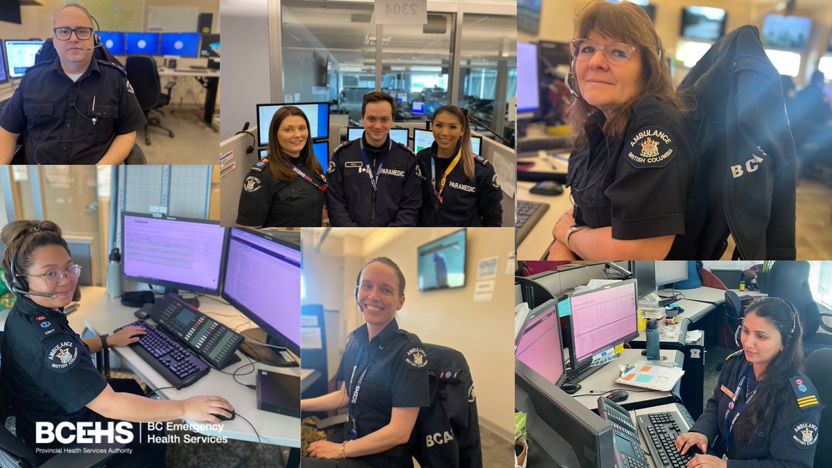 Today is the first day of National Public Safety Telecommunicators Week! All week, we'll be celebrating the amazing people in BCEHS Emergency Dispatch and Patient Transfer Services and the crucial role they play in the health-care system.